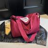 Large Capacity Casual Messenger Travel Bag Solid Color Simple Commute Yoga Fitness Bag Dry and Wet Separation Short-distance Luggage Bag