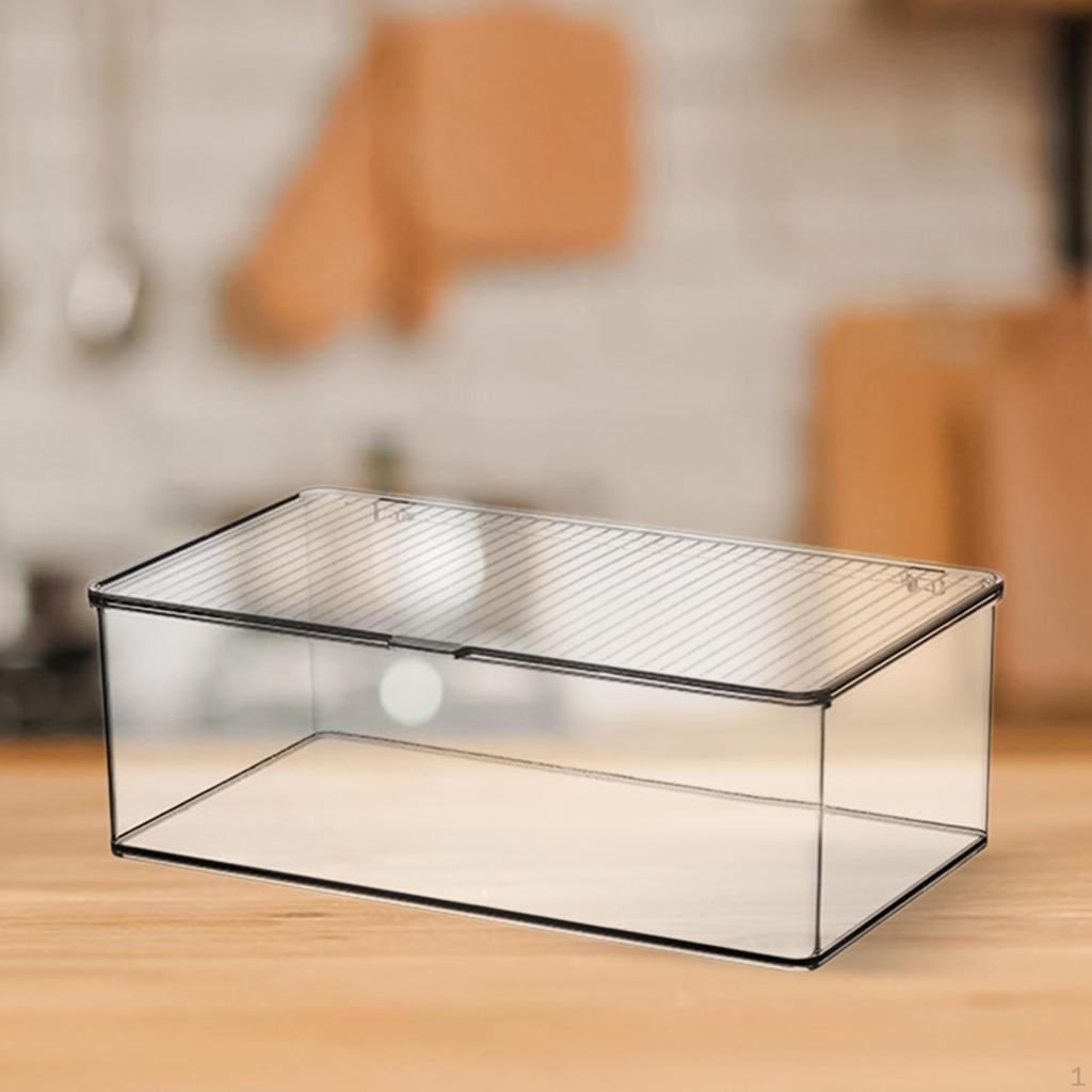 Organizer Bin Tekopp Förvaringslåda Dammtät Dispenser Robust Diverse Saver för