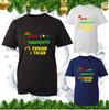 Naughty Nice I Swear I Tried TShirt Christmas List Santa Naughty List Xmas Top