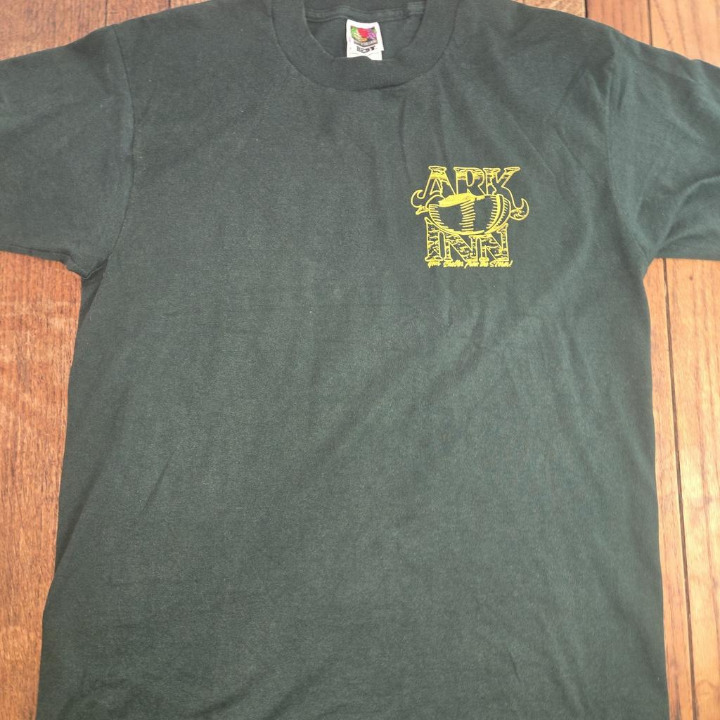 Vintage 90s Ark Inn T-shirt Sz Lg Single Stitch Beer Bar Tourist Landmark Mdwest