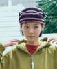 KOOKEESEE Vintage Striped Band Beanie (Pink)