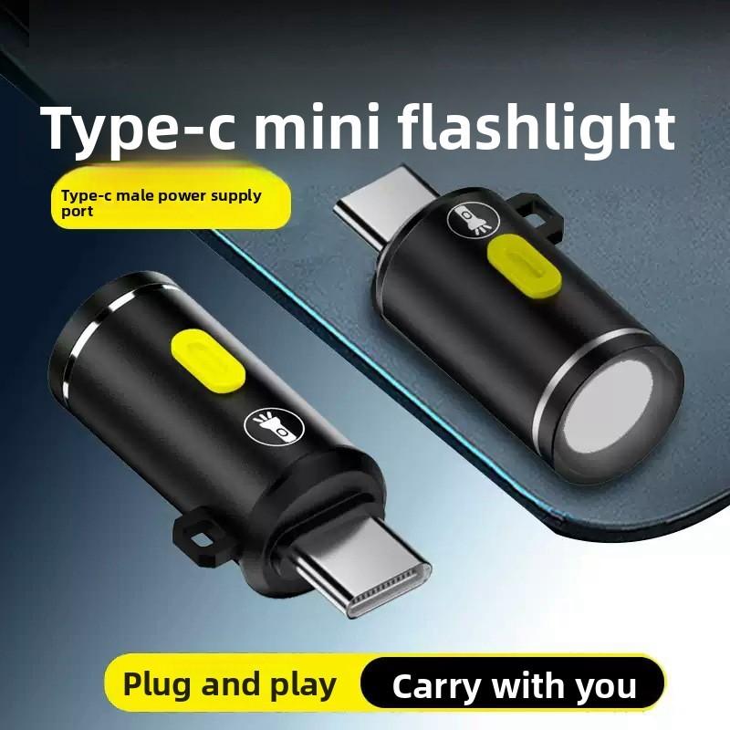 Portable Led Flashlight For Typec Smartphones With High Brightness And Compact Design