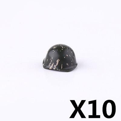 US Soviet British Soldier Figures Helmet M1ssh40 M3 Beret Military Accessories Building Blocks Toys For Children J004