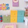 Cute Plastics Square Storage Box Ins Desktop Desk Organizer Jewelry Building Block Drawers Storage Box