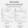 Travel Disposable Bedding Set: Includes Bed Sheet, Quilt Cover, Pillowcase, Bath Towel for Hotels & Homestays.