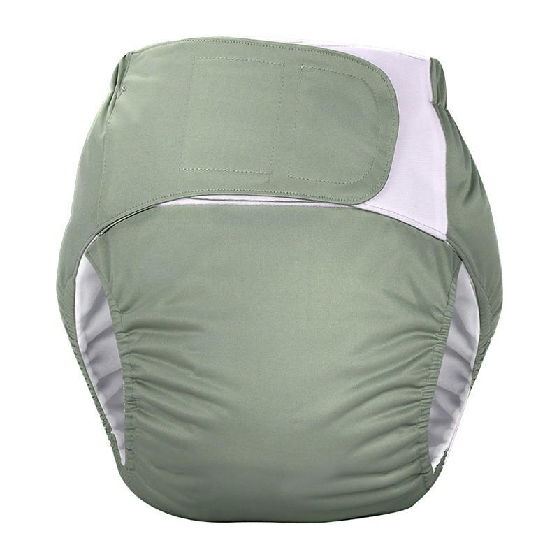 Adjustable Washable Incontinence Diaper Underwear with Velcro for Adults