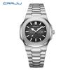 Luxury Man Wristwatch Business Stainless Steel Quartz Men Watch Waterproof Luminous Date Square Men's Watches Clock