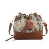 Stylish and Simple, Niche Contrasting Colors, Printed Strap Shoulder Bag, Women's 2025 Spring New Versatile and Fresh Messenger Bag