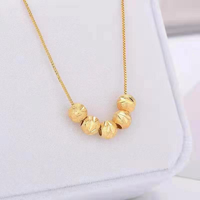 

Ожерелье из бисера Five Blessings Love and Fortune для женщин Ins Niche Simple Light Luxury High-end Подвеска