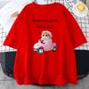 Girls Cotton Kawaii Graphic Tshirt Sad Hamster The Horrors Persist But So Do I Teeshirt Casual Cute Printing Tshirts Unisex Unisex