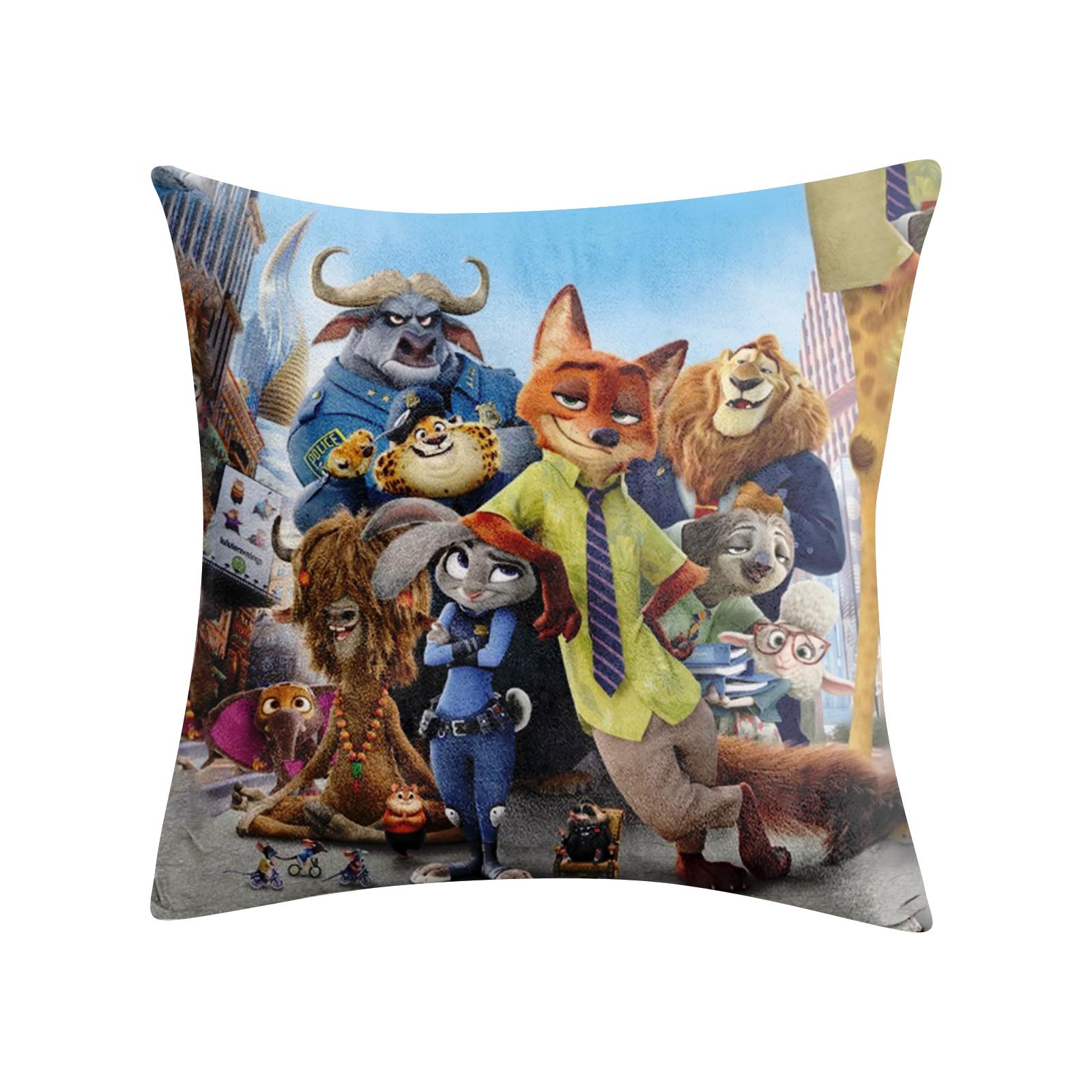 

Printed Pillowcase Square Pillowcase Sofa Pillowcase No Core Comfortable Pillowcase One Size