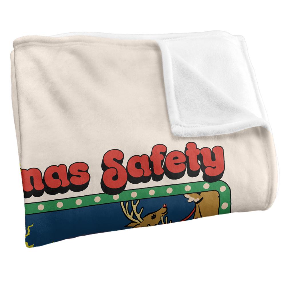 Steven Rhodes Christmas Safety Soft Touch Blanket