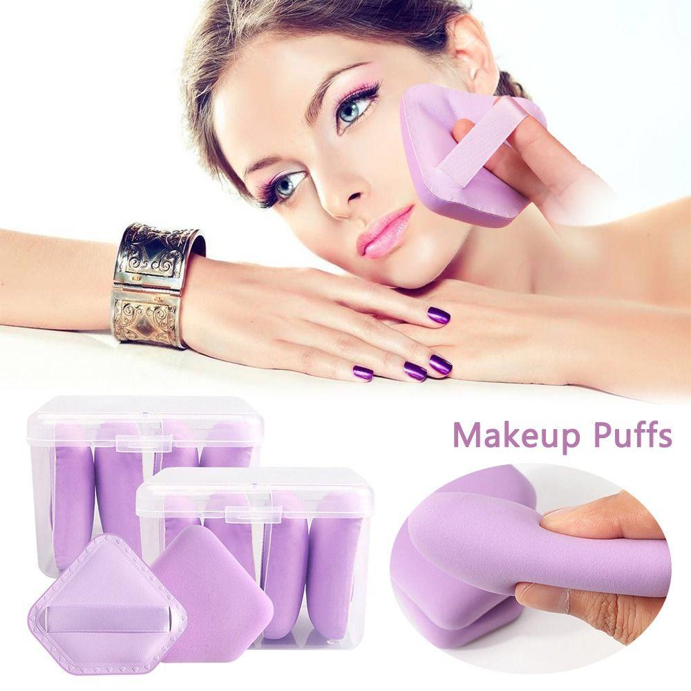 

4/8 шт., хлопковая губка для зефира, женские пуховки для макияжа, воздушная подушка, инструмент для красоты, пуховка