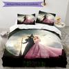 3pcs Wicked pattern bedding set duvet cover set includes duvet cover &pillowcases, perfect all season bedroom decoration & gift