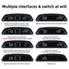 Auto Speedometer Digital Alarm Reminder Meter Head Up Display G3 GPS HUD For All Car 12V Electronics Accessories RPM Water Temp