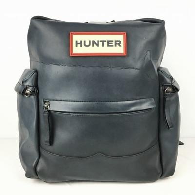 Mochila Impermeável HUNTER Tecido de Roupa de Mergulho Mochila de Dia Cinza Escuro Logo(USADO)