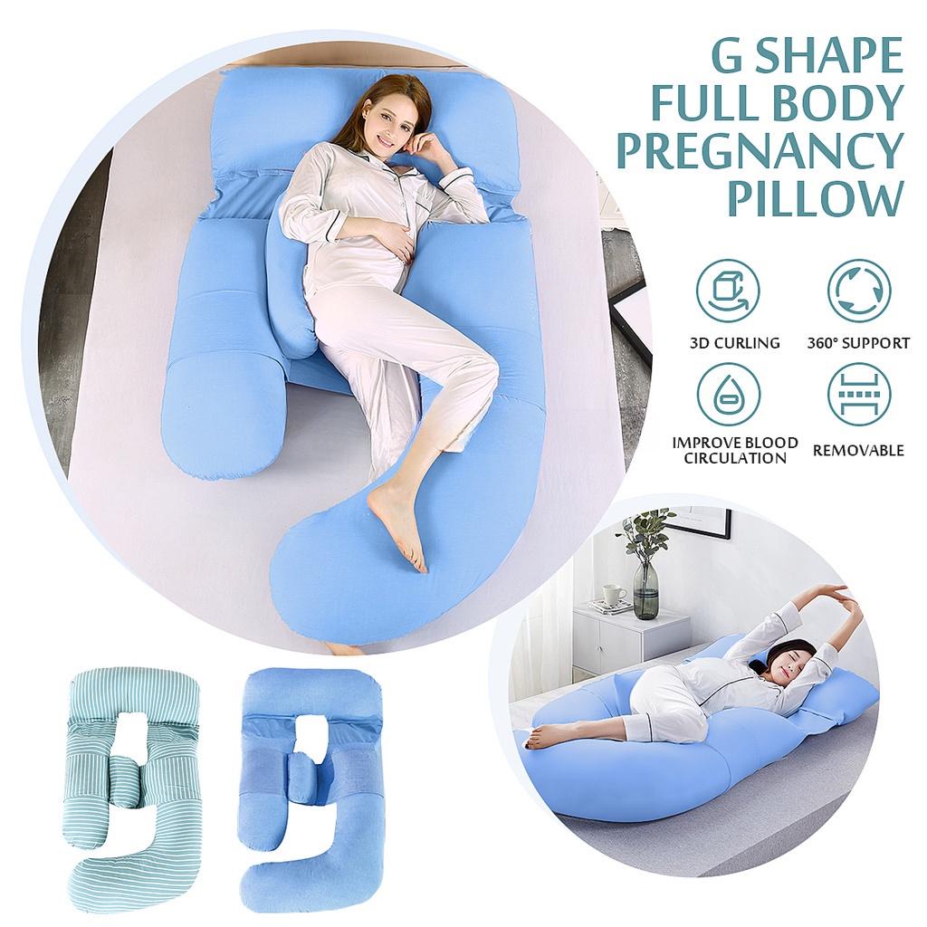 G Shape Design Pregnancy Pillow for Pregnant Lady Cotton Pillow Gift for Mother Baby Feeding for Mother Cushion