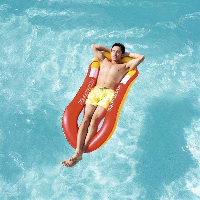 Matelas - BESTWAY - Aqualounge - Semi-immergé - 160 X 84 cm - Confortable en piscine