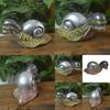Hand-painted Decorative Snail Sculpture Colorful Resin Art For Rustic Farmhouse Style