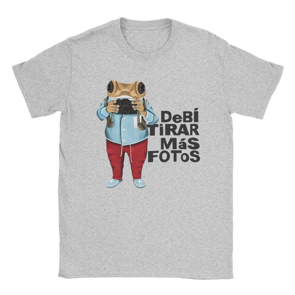 DTMF Debi Tirar Mas Fotos Tričko Pánské 100% Bavlna Volnočasové Tričko Kulatý Výstřih Bad Bunny Trička Krátký Rukáv Oblečení 4XL 5XL