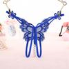 Butterfly Crotch Bead Massage Women's Thong 3348