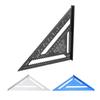 Aluminum Alloy Triangle Ruler Metric Imperial Clear Scale High Accuracy Easy To Read for Engineer Ca