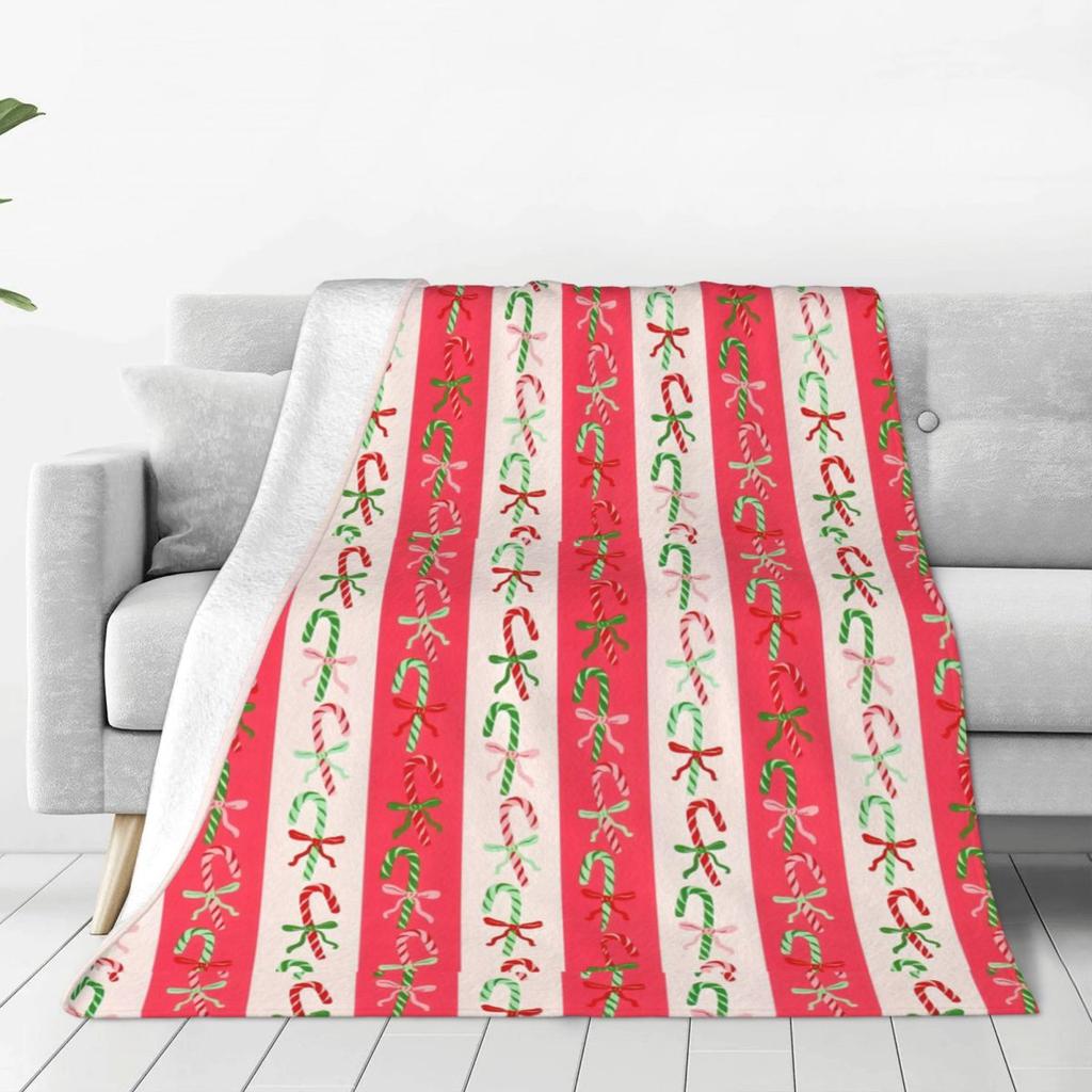 Custom Merry Christmas Wallpaper Blanket 3D Printed Soft Flannel Fleece Warm Throw Blankets For Office Bedroom Sofa Quilt