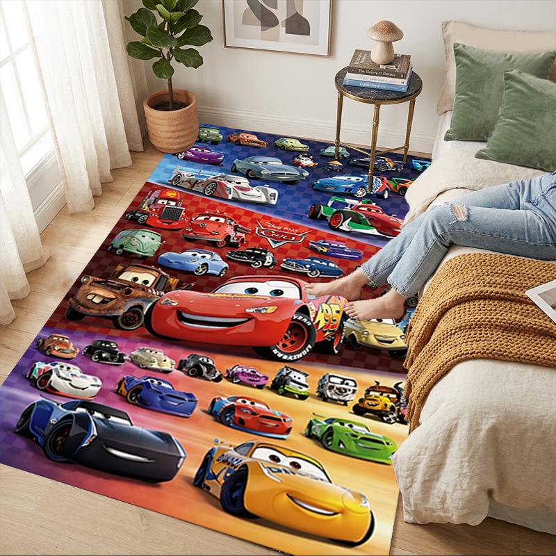 Cars Movie Living Room Nonslip Area Rug Soft Carpet For Bedroom Game Playroom Sofa Office Home Decor Doormat Christmas Gift C92669
