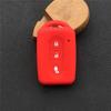 ZAD Silicone Car Key Case Cover Protector Fob Bag Pocket Skin Set for Nissan Juke Duke Micra Xtrail Qashqai 3 Buttons Key Shell