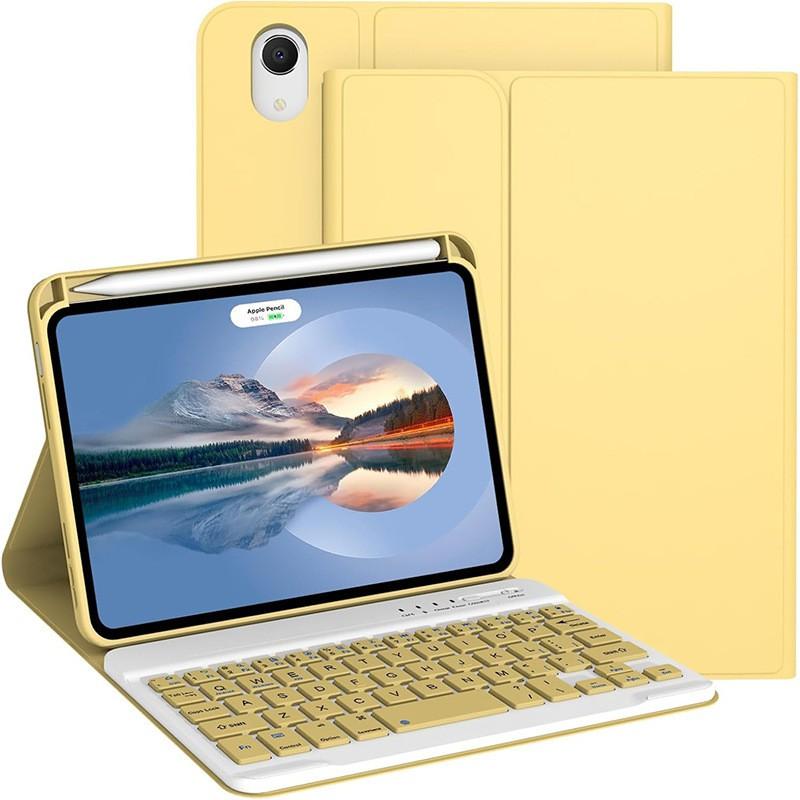 Detachable Wireless Bluetooth Keyboard Case With Stylus Slot IPad Mini 7 8.3 Inch TPU Protective Cover