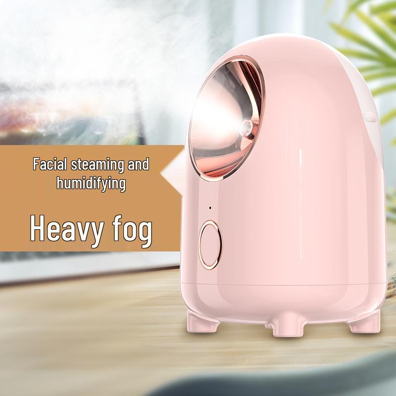 Nano Mist Facial Steamer & Humidifier - Hot/Cold Dual Spray Hydrating Device