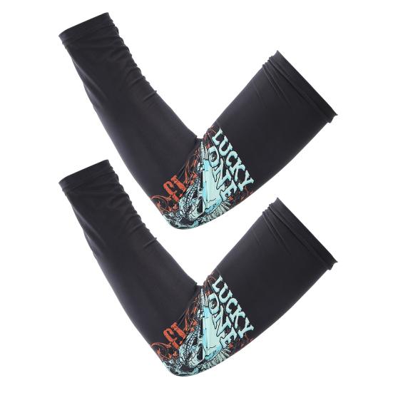 

1 пара летних нарукавников Ice Silk с защитой от ультрафиолета, дышащие, нескользящие, эластичные, для мужчин и женщин, для езды на велосипеде, рыбалки, длинные, охлаждающие нарукавники M