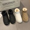Winter Cotton Boots Women's 2025 New Retro Casual Versatile Short Boots Warm Foreign Thick-soled Velvet Snow Boots
