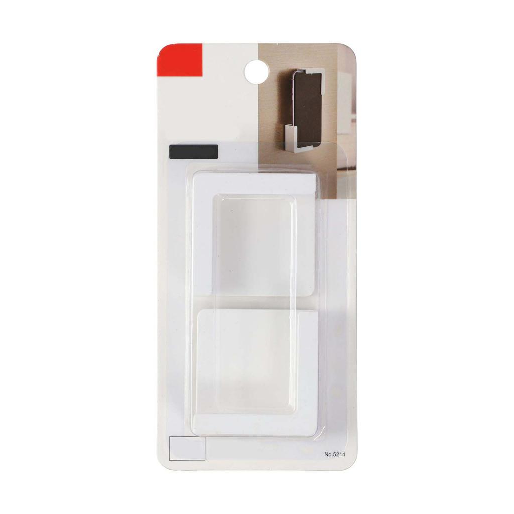 Magnetic Suction Stand Refrigerator Magnetic Phone Holder Home Use White Decorative Phone Mount Secure Attachment