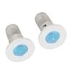 2Pcs Stainless Steel Floor Drain Filter Popup Design Bathroom Sink Stopper Hair Catcher with Rubber