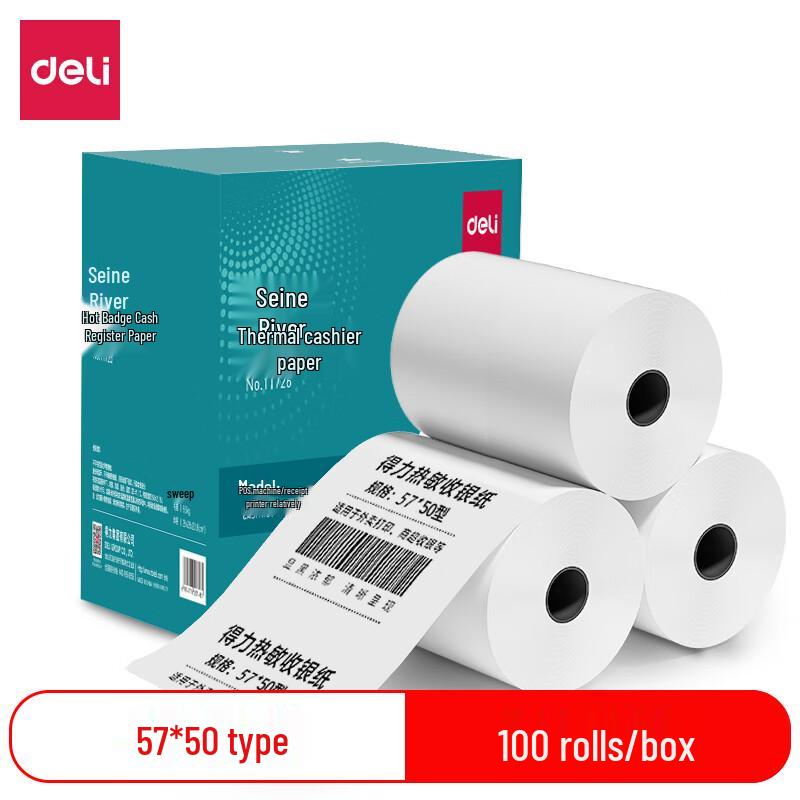 Deli Thermal Receipt Paper 11726