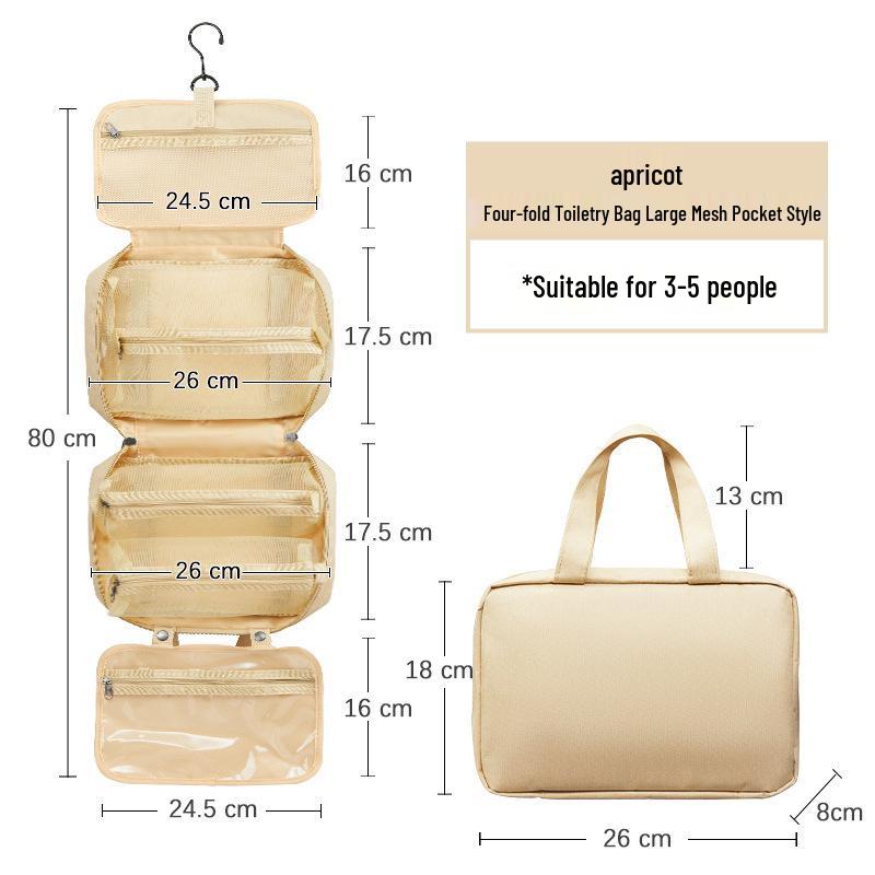 Bolsa de Higiene Masculina de Viagem Impermeável Pendurável de Grande Capacidade - 40% de Desconto