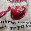 Cherry Jacquard Wool Blend Round Neck Loose Pullover Sweater