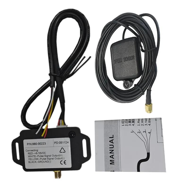ELING Speedometer Sender Adapter Speed Signal Convertor Shift between GPS and Pulse with GPS Antenna 8-16VDC