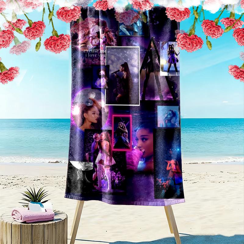 Ariana Grande Towel, Large Soft Quick Dry Towel for Beach Camping Swimming