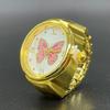 Dámské hodinky Quartz Analog Finger Ring Watch pro motýla Elastický dárek pro Creati