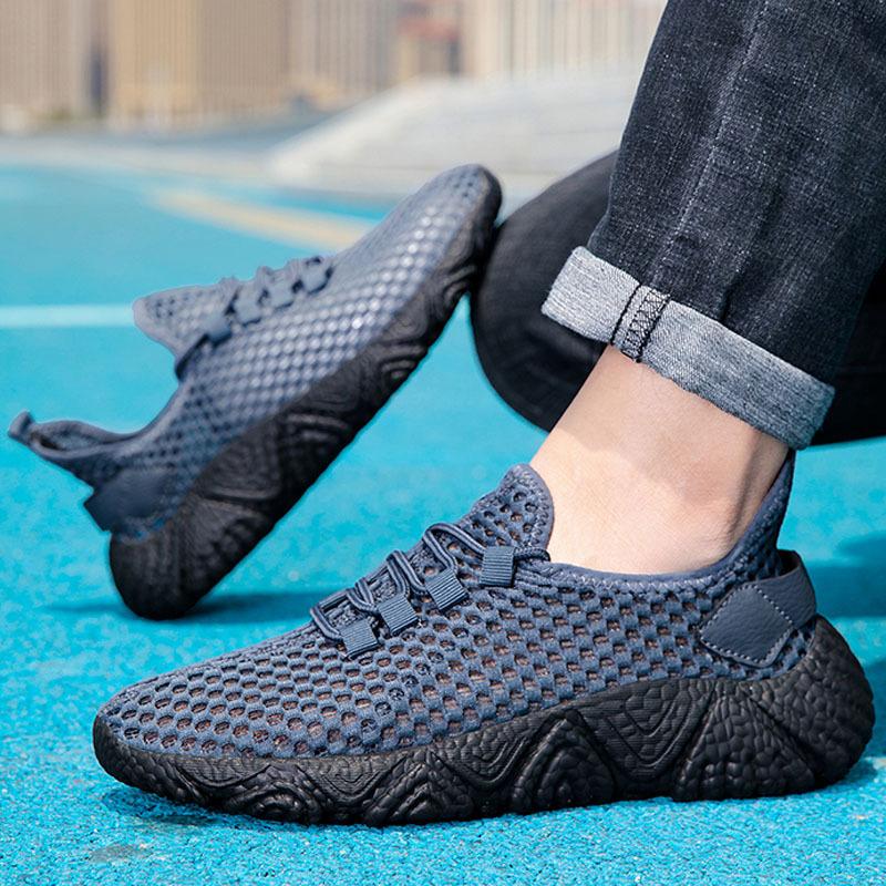 Netzschuhe Sommer atmungsaktiv dünne Netzschuhe Hohlraum großes Netz weiche Sohle leichte Sport- und Freizeitschuhe