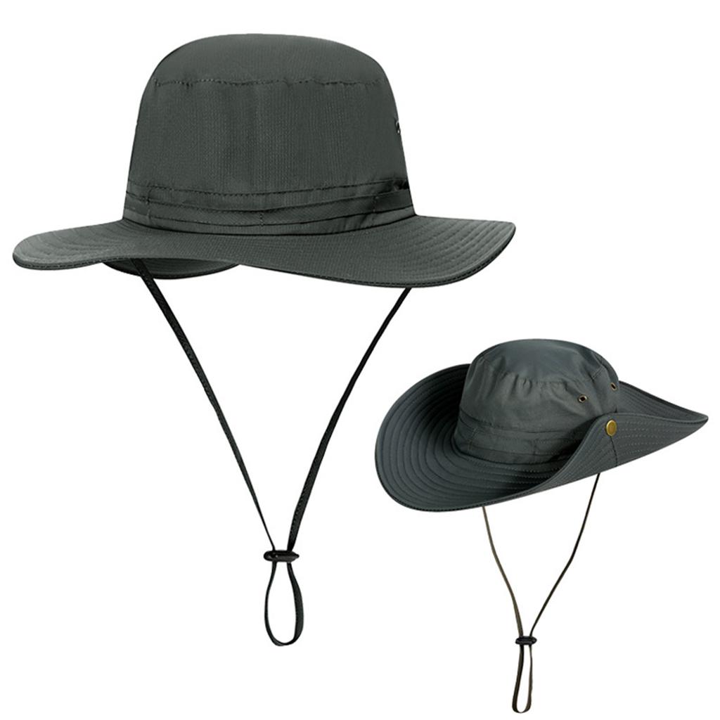 Fishing Hat Men Women Outdoor Summer Sun Protection Bucket Hat Foldable Large