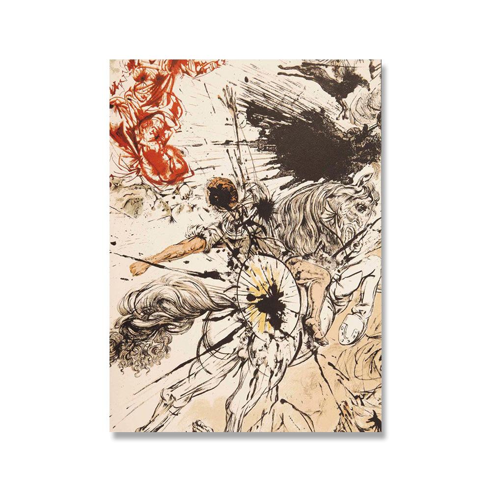 

Сальвадор Дали Художественные принты Абстракция-Дали Арт Сюрреализм Искусство Ретро Настенные Работы Абстрактный Плакат для Декора Гостиной Без Рамки 21*30cm No Frame