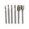6 Stück HSS Fräsbohrer 3,175mm Schaft Rotationsfräser für Dremel Rotationswerkzeuge Mini Bohrer Rotationsfräser