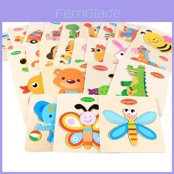 Premium Quality Wooden Puzzle Educational Developmental Baby Kids Training Toy With Fashion Style