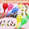 10Pcs Spoon Ball Parrot Chewing Toys, Funny Bell Bird Play Toys, Boredom Relief Interactive Entertainment Supplies for Parrot