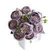 Korean Style Artificial Bouquet: 5-Head Rose & Peony for Home or Wedding Decor
