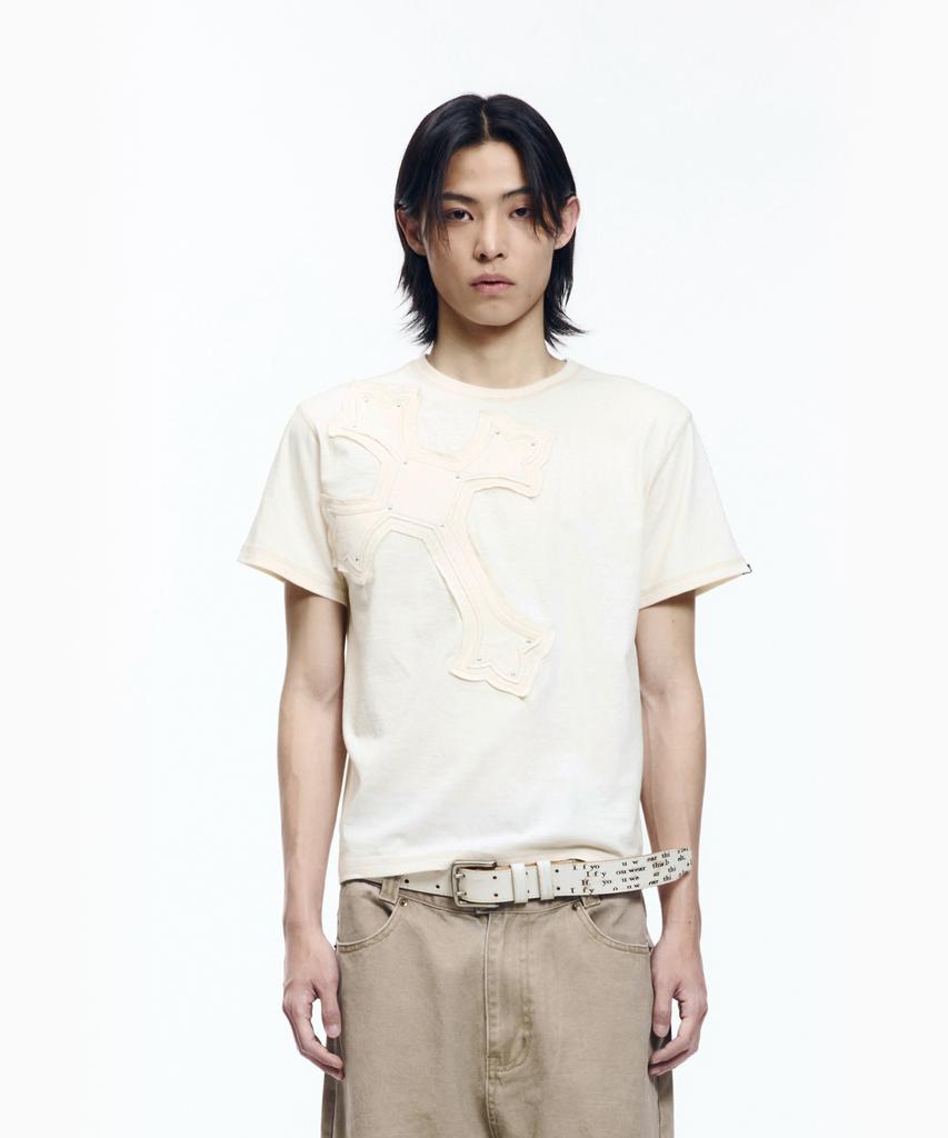 AAKAM Big Patch Cros2 Half Top (Butter)