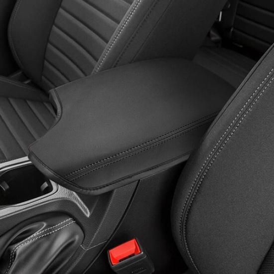For 2019-2023 Ford Ranger Car Center Console Lid Armrest Cover Protector Black